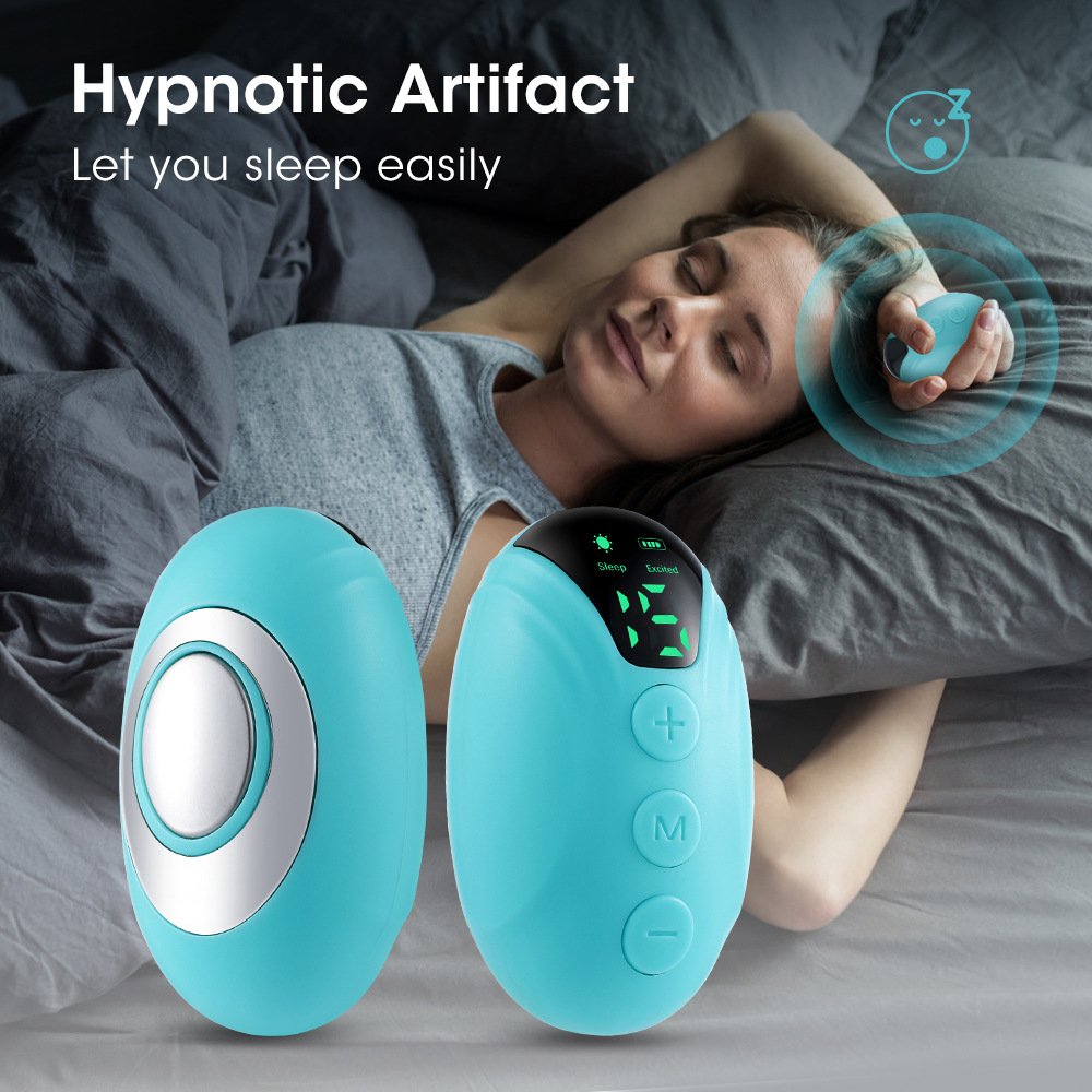 Microcurrent Pulse massage Stimulation Hypnosis Sleep Aid Insomnia Device CES Relieve Mental Eliminate Anxiety Child Adult Relax