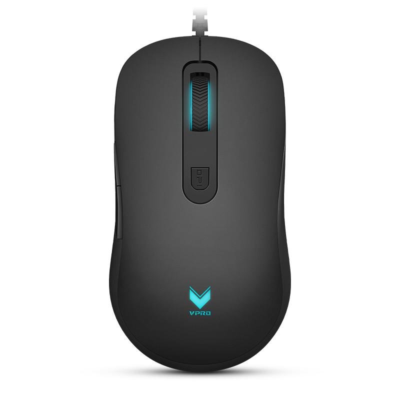 Rapoo V22 Programmable Gaming Mouse 3000DPI 7 Buttons Backlit USB Wired Optical Mouse Gamer for PC Computer Laptop
