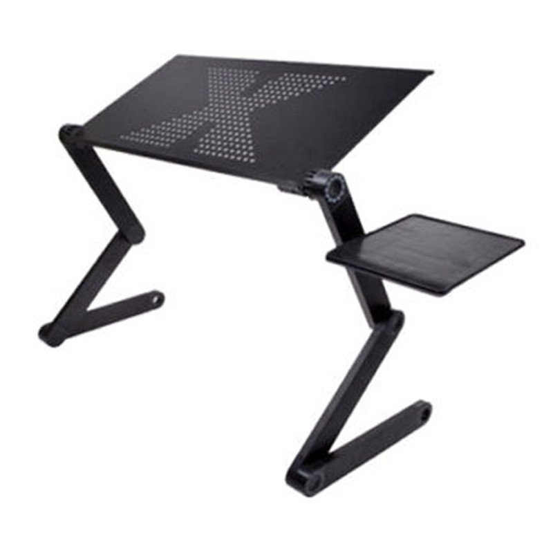 Portable foldable adjustable folding table for Laptop Desk Computer mesa para notebook Stand Tray For Sofa Bed Black