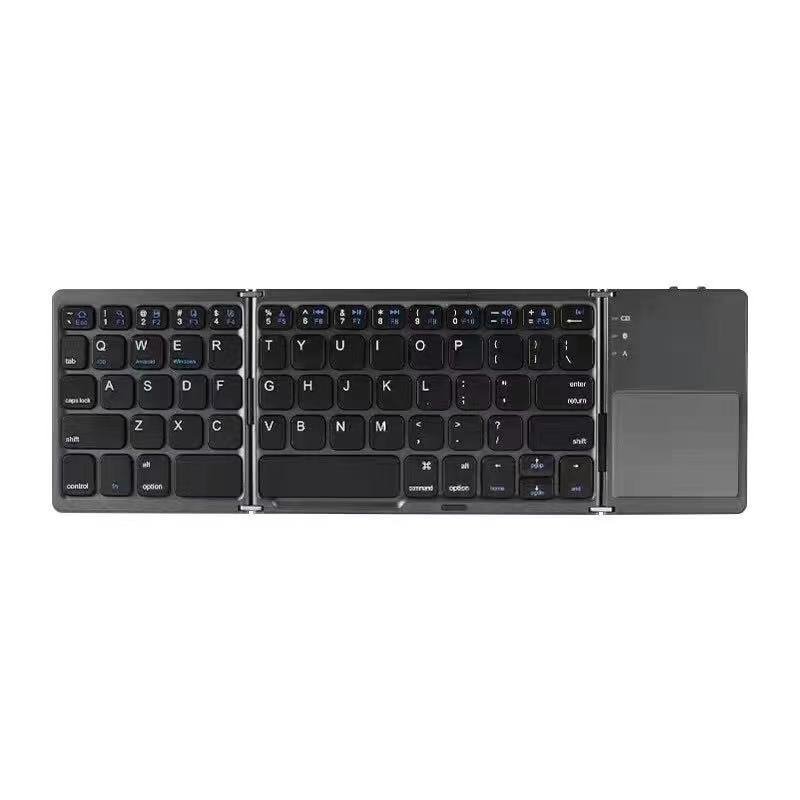Mini Wireless Folding Bluetooth Keyboard Bluetooth Wireless Folding With Touch Pad Bo33 Rechargeable Keyboard