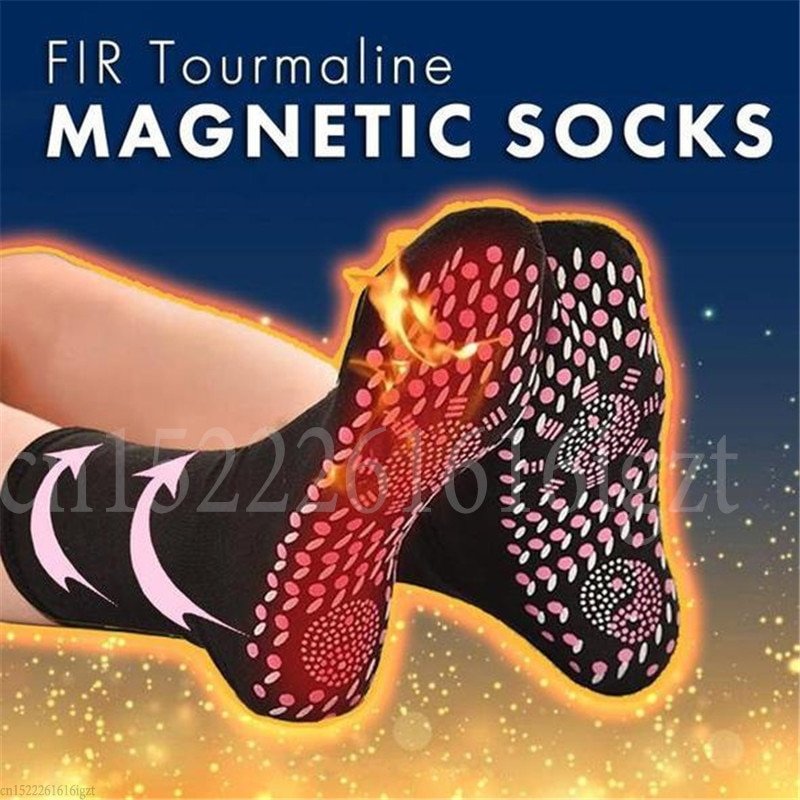 Tourmaline Self-Heating Magnetic Socks Self-Heating Socks Tourmaline Magnetic Therapy Comfortable Winter Warm Massage Socks