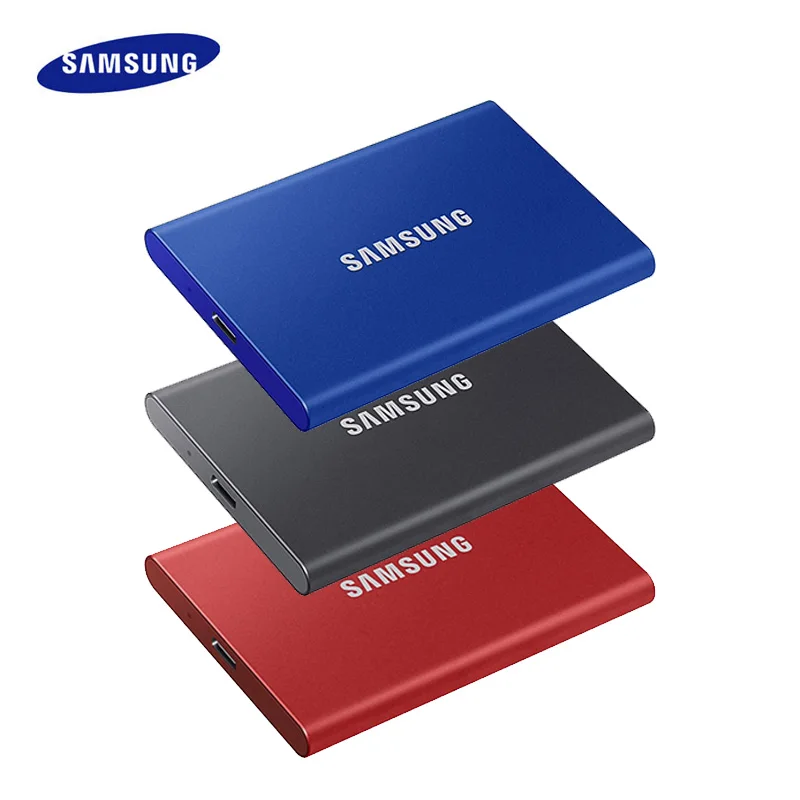 SAMSUNG T7 Portable External SSD 1TB 2TB Solid State Drives 500 Interface Type-C USB 3.2 Gen 2 Compatible For Laptop