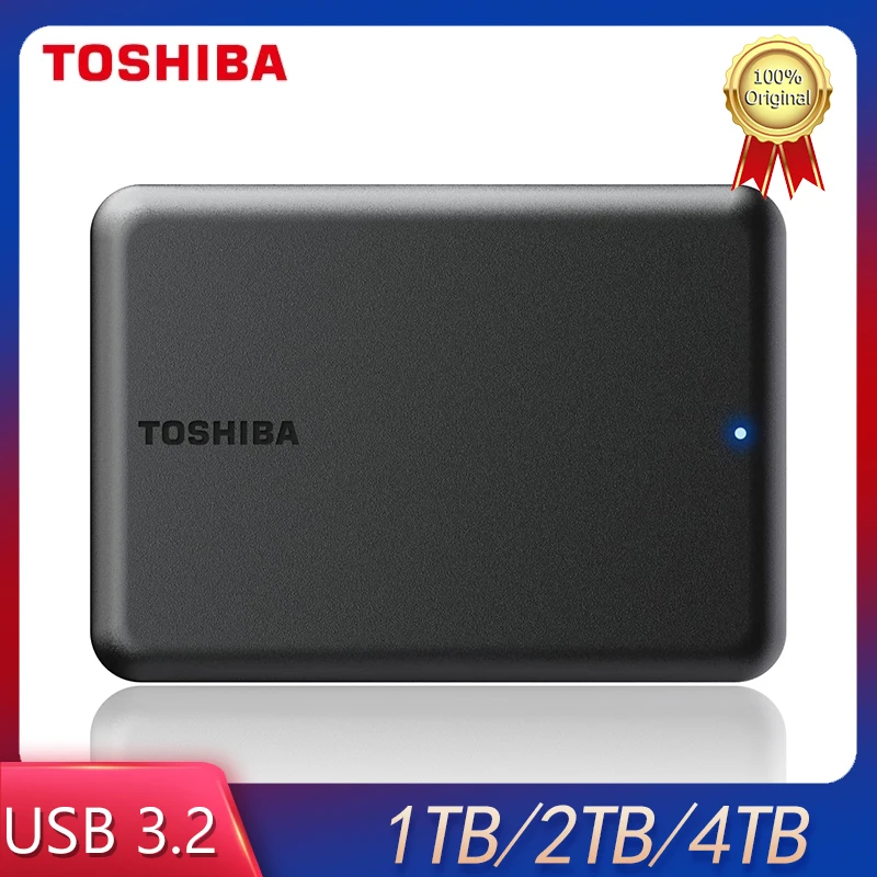 Toshiba Canvio Partner Usb 3.2 Gen 1 4tb 2tb 1tb Portable External Hdd High Speed Transmission Hard Disk With For Pc Mac Laptop